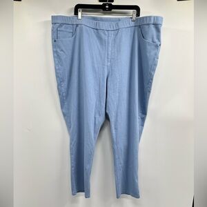 Isaac Mizrahi Women's True Denim Regular Crop Pull-On Jeans  Size 26 W